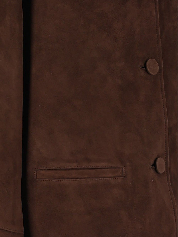 Tory Burch Suede Blazer Giacche - Marrone | 77bb5e6ce6a486f76e64b156d635d310cfb3c411