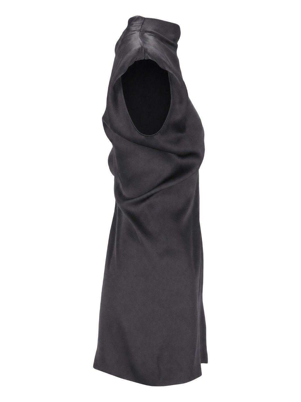 Federica Tosi Abito Corto Smanicato In Raso Unito Abiti - Grey | 16971bf69de87c942b64a0981a14f75a9de05519