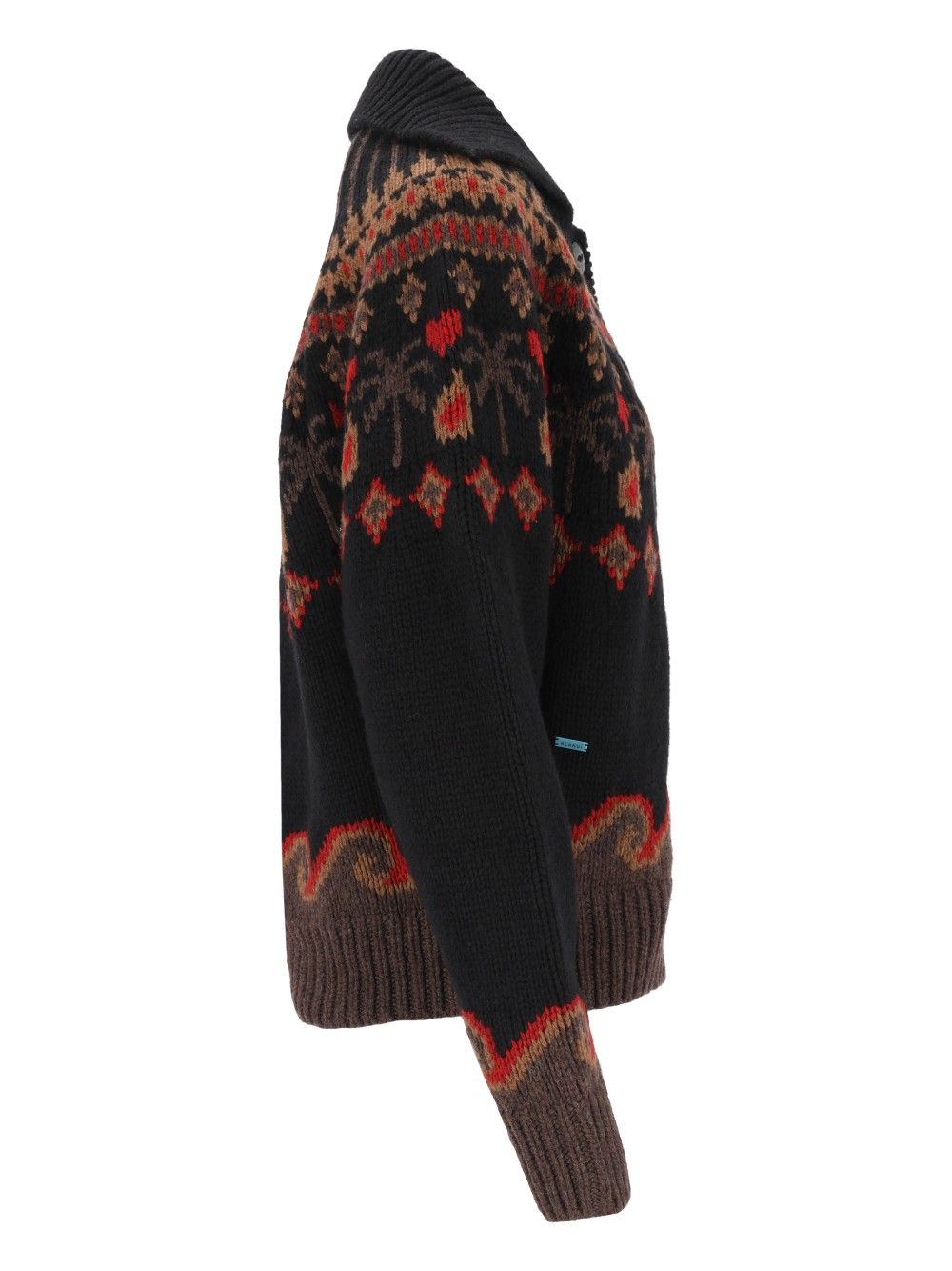Alanui Sweet Winter Jacket Knitwear - Nero | 5276e8dc36e2efce5cb44c34e5c96efcf7833273