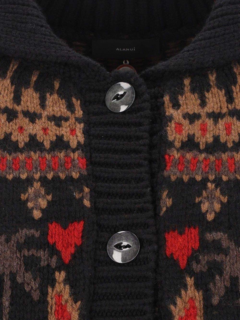 Alanui Sweet Winter Jacket Knitwear - Nero | 5e8dd777ee18cdcba61ec1967f60c0f873d4092a