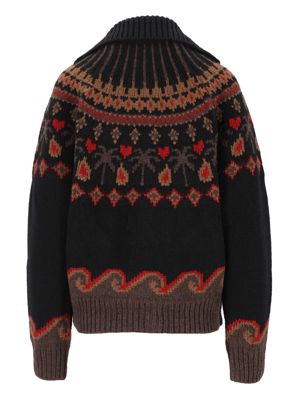 Alanui Sweet Winter Jacket Knitwear - Nero | f0f4c32139cddafdd55bfe89703185874ce8fa91