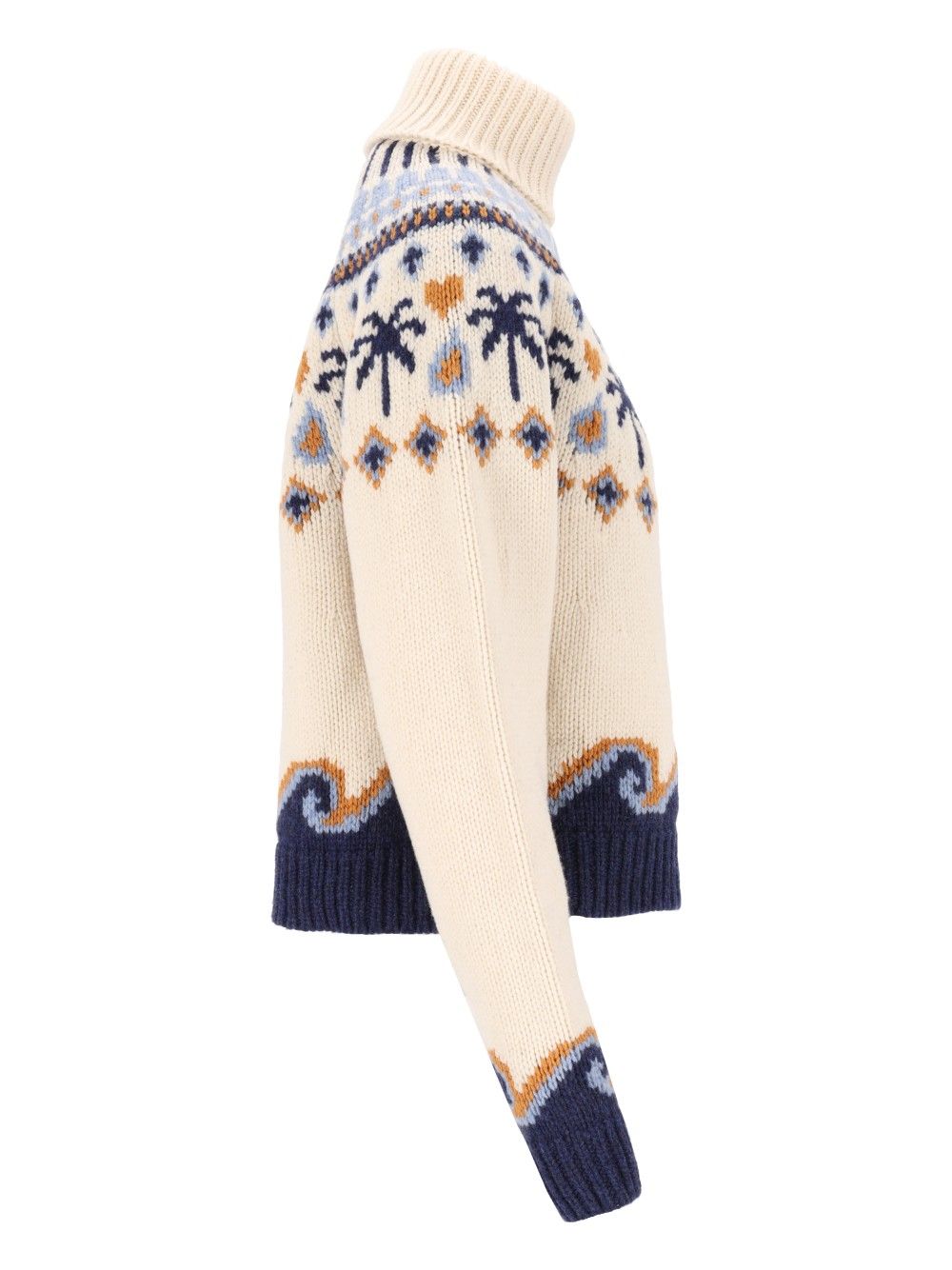 Alanui Sweet Winter Turtleneck Knitwear - Bianco | ca1d1d4d62363fce147fe3a6254029dbfff270d3