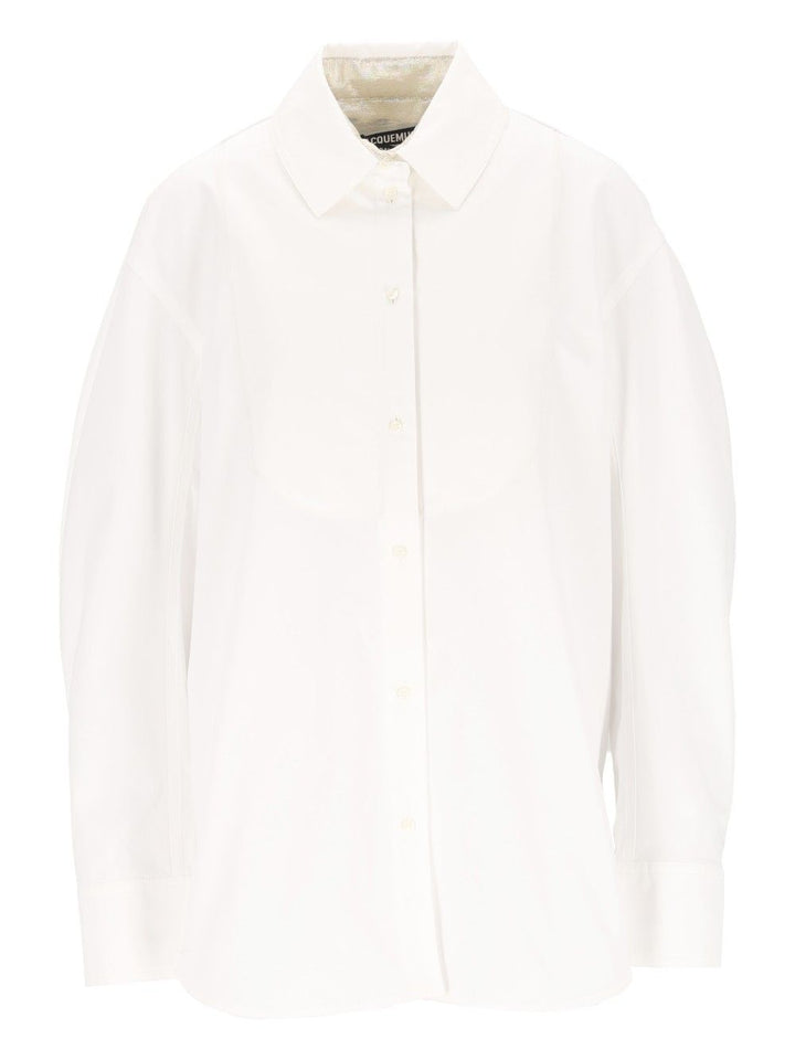 Jacquemus Classic Shirt Shirts - Bianco | 686a426bda88fa730a2d0c37ad43e8851286f382
