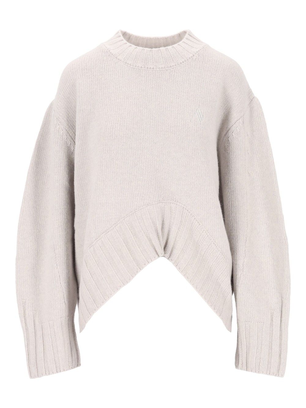 The Attico Crewneck Sweater Knitwear - Grey | 35bdb25b25f13f05b91d54c2357c2a4bce48d728