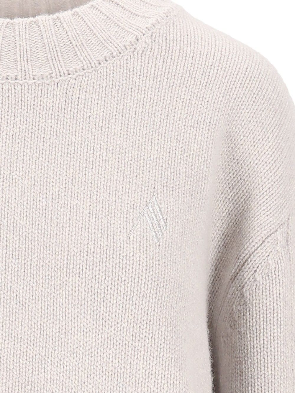The Attico Crewneck Sweater Knitwear - Grey | f408ada821dea41a19208b4d773fc614bc2bcb30