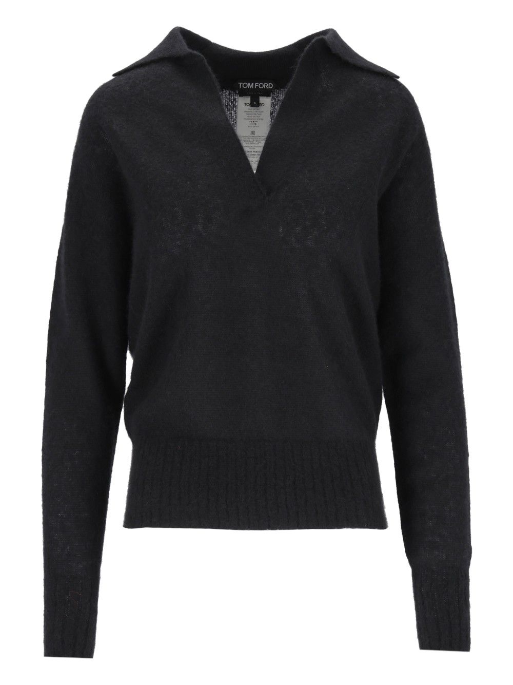Tom Ford Seamless Ultrasoft Cashmere Silk - 5gg & 6gg Polo Knitwear - Nero | 6a5dcb5b6f14adb4954ba72fe5f4a5fd315c2cad