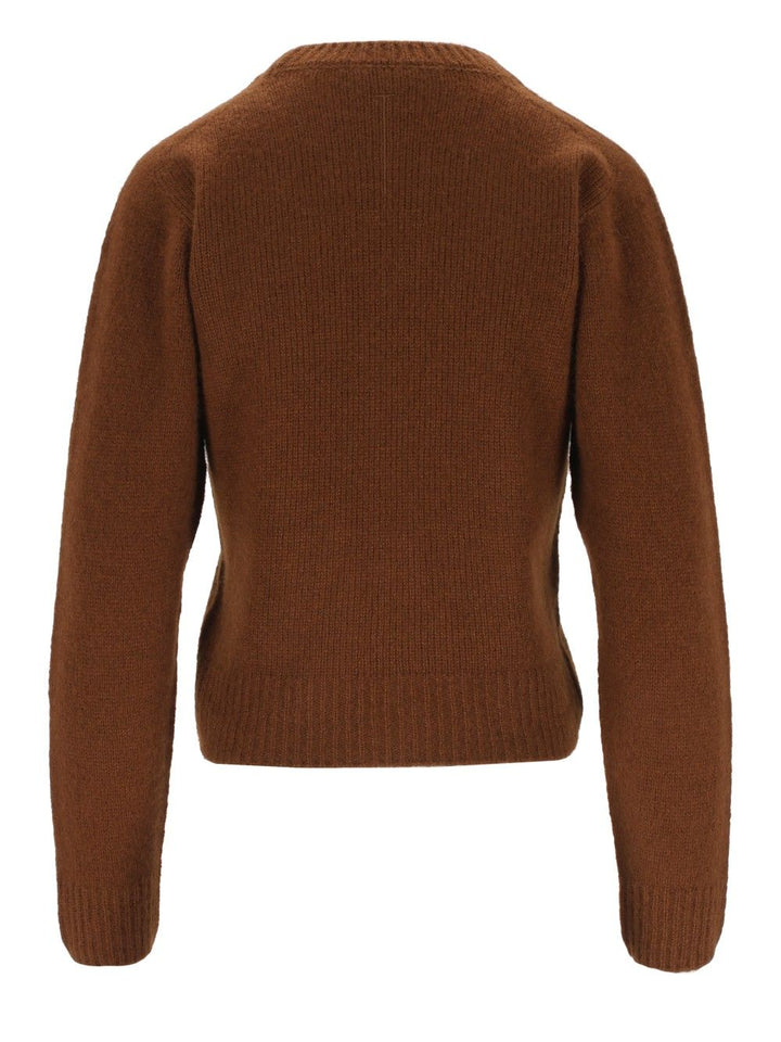 Tom Ford Seamless Ultrasoft Cashmere Silk - 5gg Classic Crewneck Knitwear - Marrone | ab84dc3aaf6f93508c8a9dfeeb2e56f0d504e524