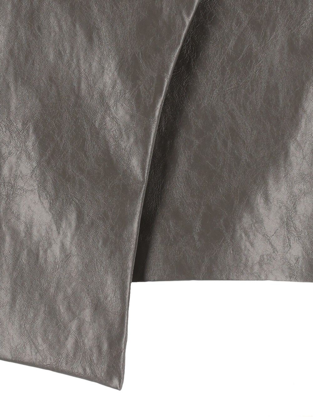 Federica Tosi Minigonna Asimmetrica Pelle Metallo Gonne - Grey | 361a0cbbca68a38acfab9a232a26b9e3bed2b4b1