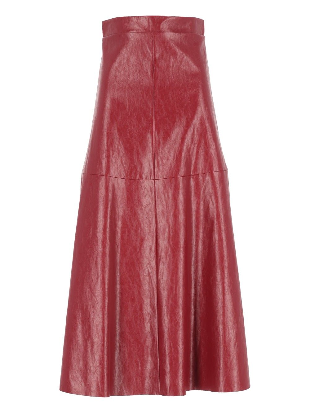 Federica Tosi Gonna A Ruota Pelle Metallo Gonne - Rosso | 0aa203f15f7a4b3d2487ad321f85e949f26d0daa