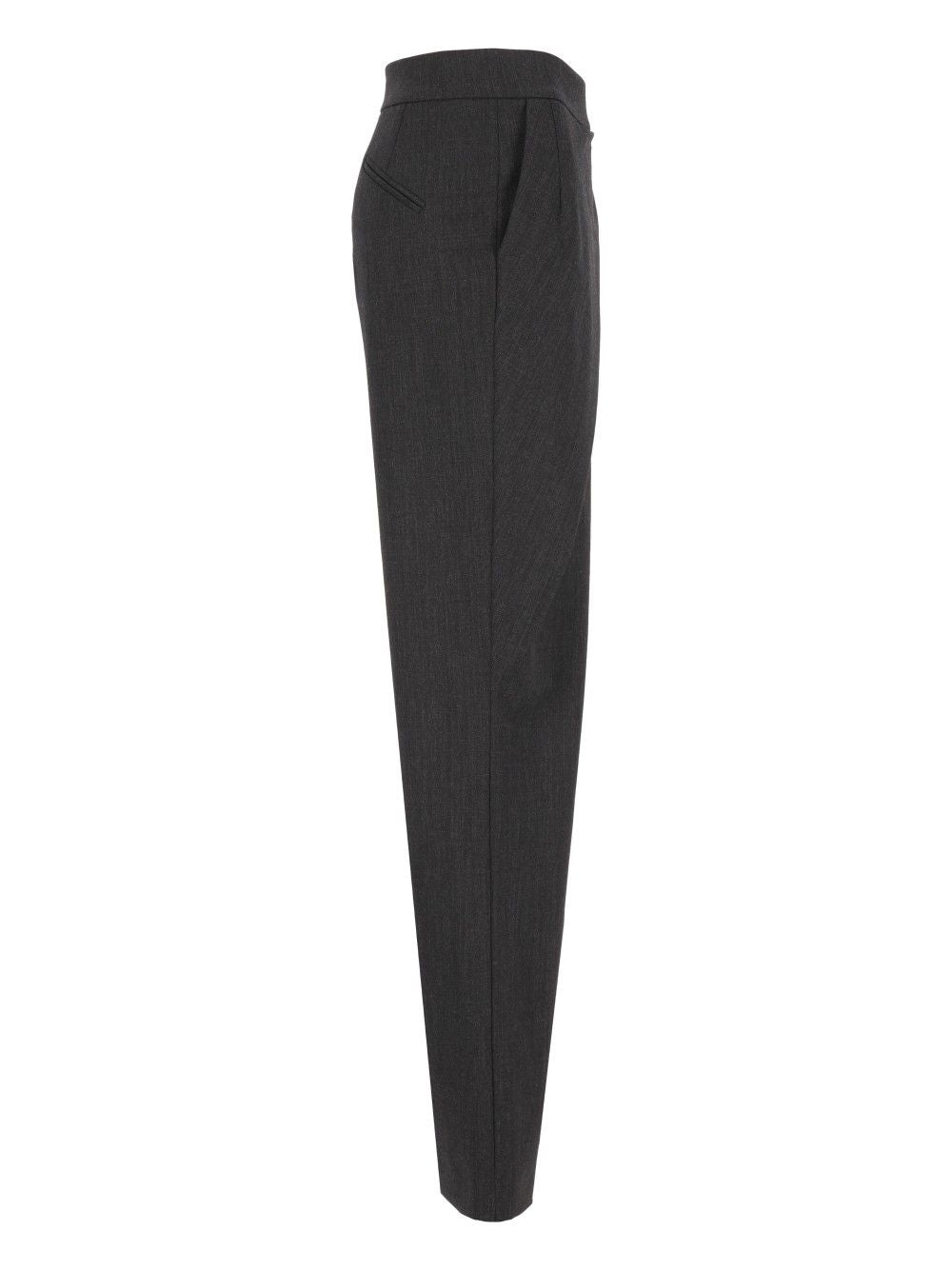 Federica Tosi Pantalone Pareo Frescolana Trousers - Grey | c83341b6b7cde2d5c4afbb23d327099cd6a00ea9