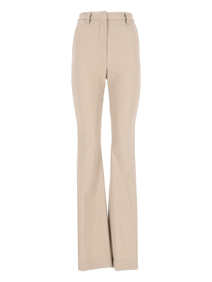 Thelatest Elvira 3128 W0206 Misto Lana Trousers - Bianco | 60c4235999636b0ee1f5a126c2515fd3fd2f97ab