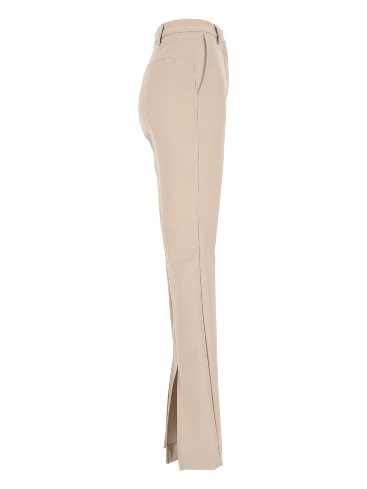 Thelatest Elvira 3128 W0206 Misto Lana Trousers - Bianco | b328cfaaf80ee7c4a0f9aac15cd6bcae4f29bd92