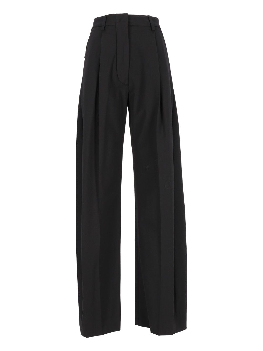 Thelatest E-Billie 3111 W0206 Misto Lana Trousers - Nero | aaed24a636601b40c25abb08766415a8ce473a69