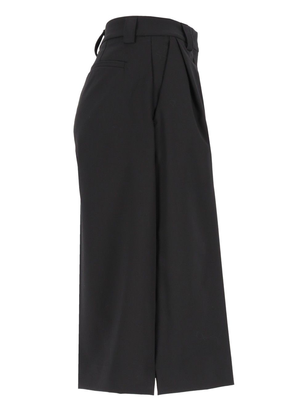 Thelatest E-Dakota 3120 W0206 Misto Lana Trousers - Nero | 084f4d2add596bc0a4fc8eb8e57bbbb626029976