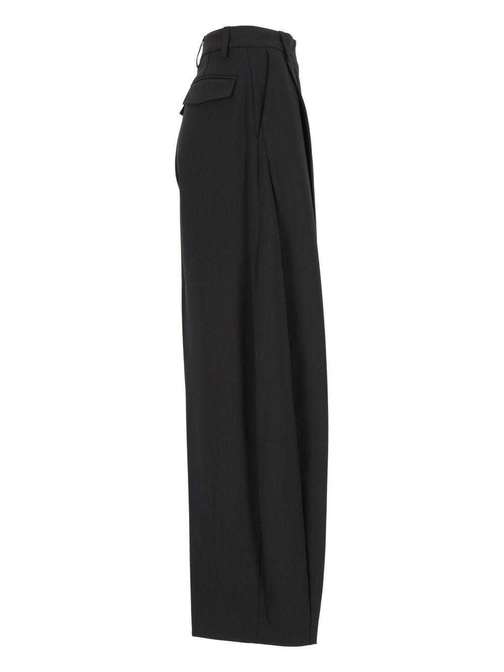 Thelatest E-Billie 3111 W0206 Misto Lana Trousers - Nero | 30e9245bd26695d8f9b7ff9f453a3a17f7c88166