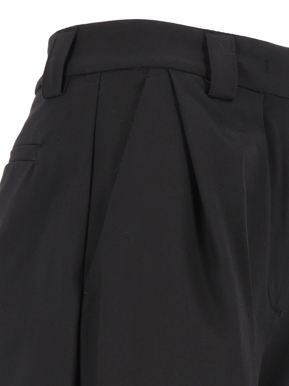 Thelatest E-Dakota 3120 W0206 Misto Lana Trousers - Nero | 80a2ca6d4e8e7452ea4214d2cc27f0fd2cd44e04