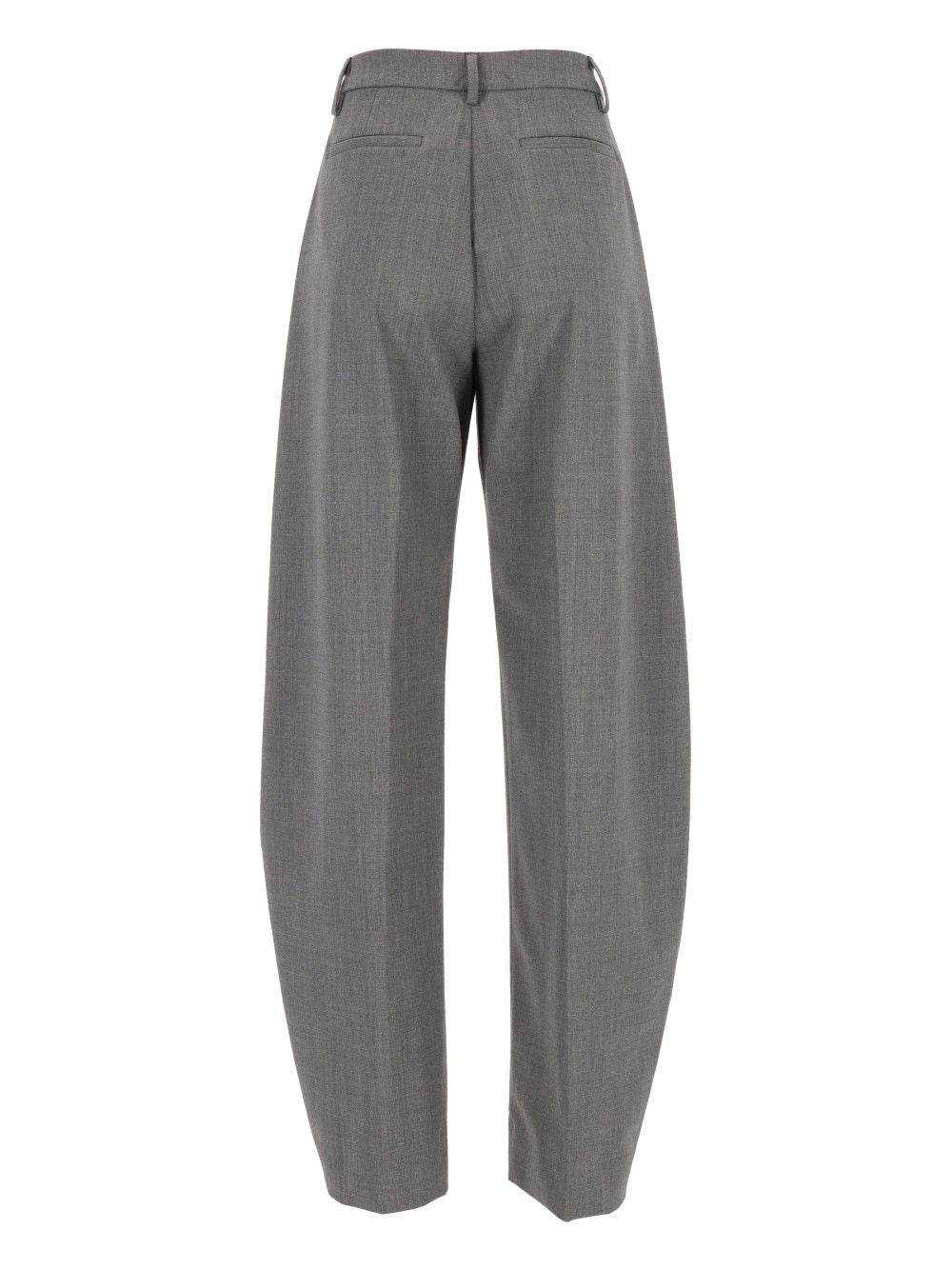 Thelatest E-Dina 3122 W0206 Misto Lana Trousers - Grey | d8745693064476145091701b4c51f1d3ca3db75f