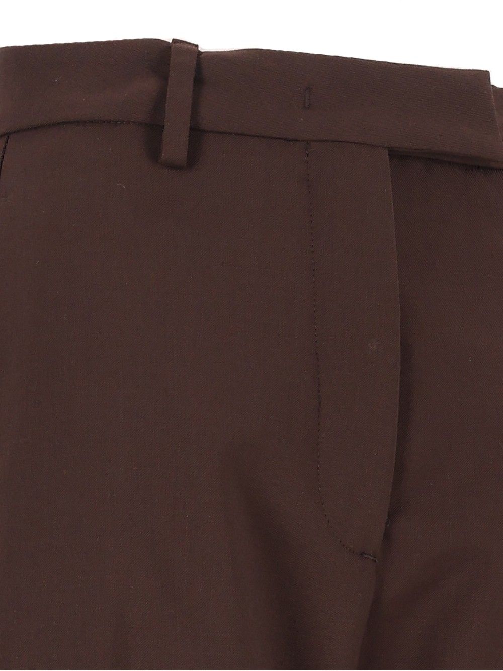 Thelatest E-Dina 3122 W0206 Misto Lana Trousers - Marrone | 7502f4dace8cf19d020034daacf53bdd7b33abef