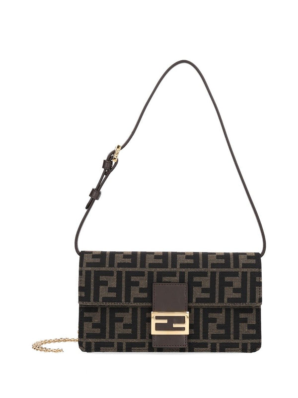 Ff Zucca Handbags Marrone