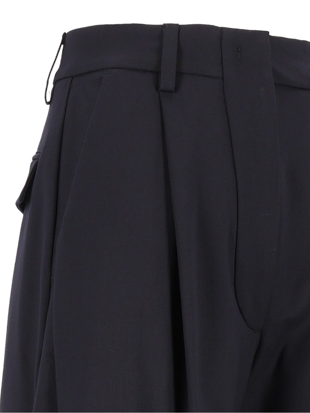 Thelatest E-Billie 3111 W0206 Misto Lana Trousers - Blu | 386319f7ad5868c91624fbbe5216f64b046fd95f