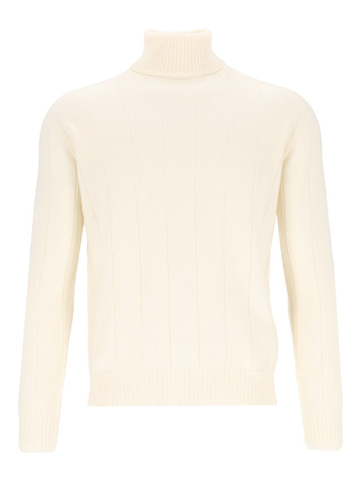Al Duca D'Aosta Turtleneck Jumper Knitwear - Bianco | 354390d801f30ad196e211d0fafd3c8dbb363a80