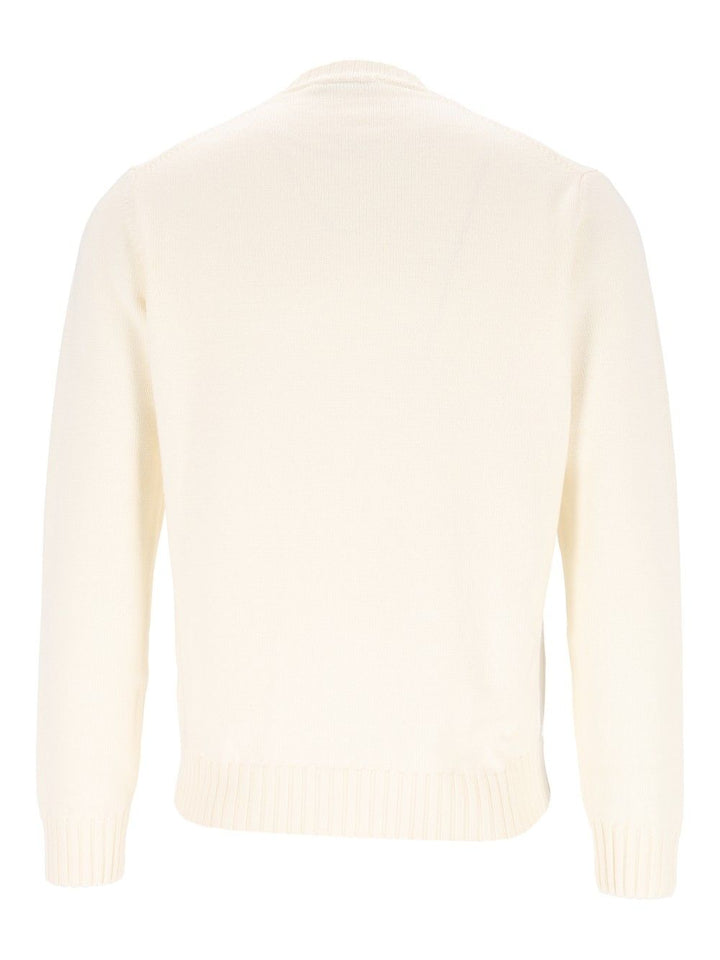 Al Duca D'Aosta Crewneck Jumper Knitwear - Bianco | b7ef527e92af498eb46aa94428bf3e896f072332