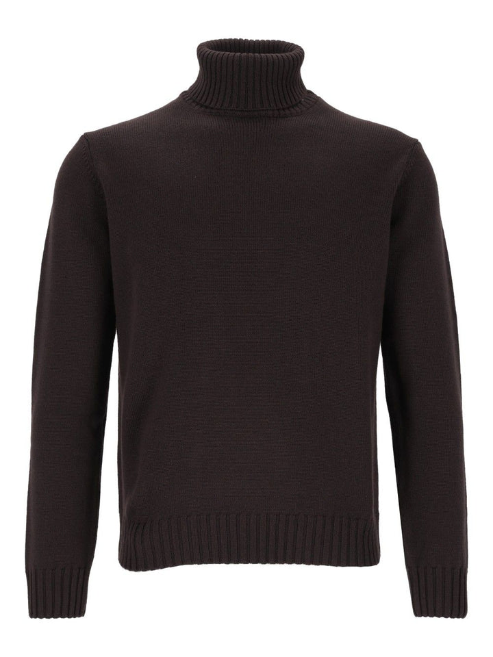 Al Duca D'Aosta Crewneck Jumper Knitwear - Marrone | cc2bc30de75295fe4c494d24879edd02eac0a44b