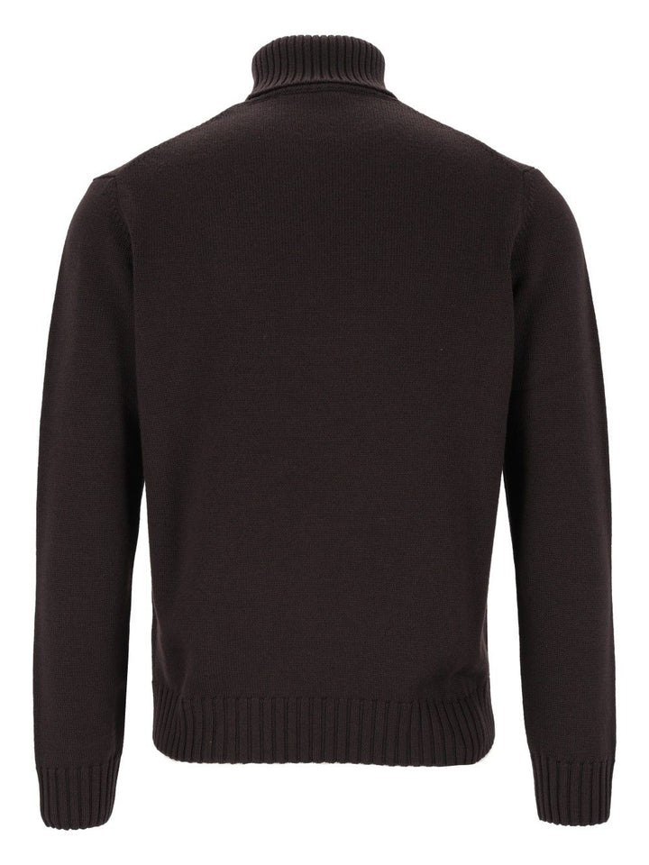 Al Duca D'Aosta Crewneck Jumper Knitwear - Marrone | fff42b1562c7cd8be089054970d7dbe759001576
