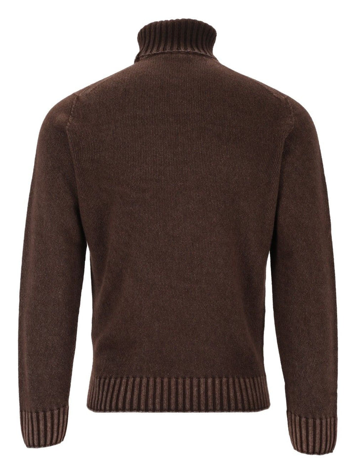 Al Duca D'Aosta Turtleneck Sweater Knitwear - Marrone | 191600fbac356971bfe3709157dcafea9687b5a5