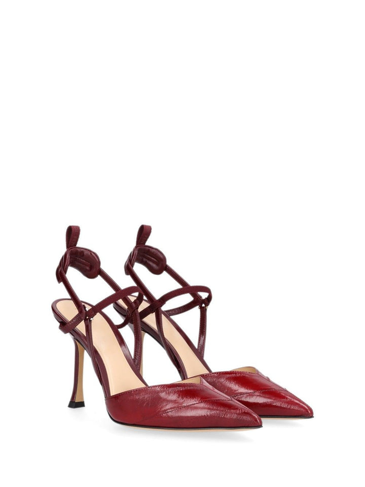 Fendi Very Colibrí  Slingback Decollete - Bordeaux | 6d7c7eaf98af928280d4f14b885c8dfa86aa4dc5
