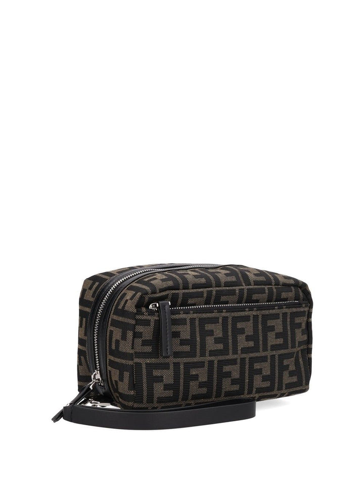 Fendi Compact Beauty Case Small leather goods - Nero | 530098eac737e723fd88d2ecb019a4718e2b73e8