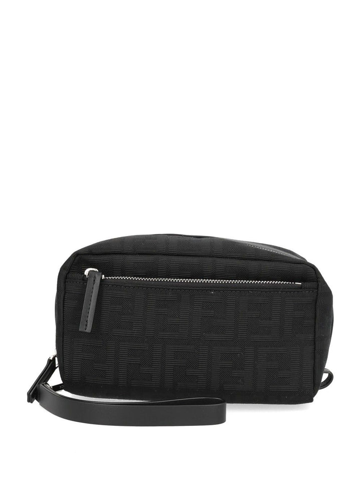Fendi Compact Beauty Case Small leather goods - Nero | bd3d019ff2a2d41ceb026fc09f260674b4f29106
