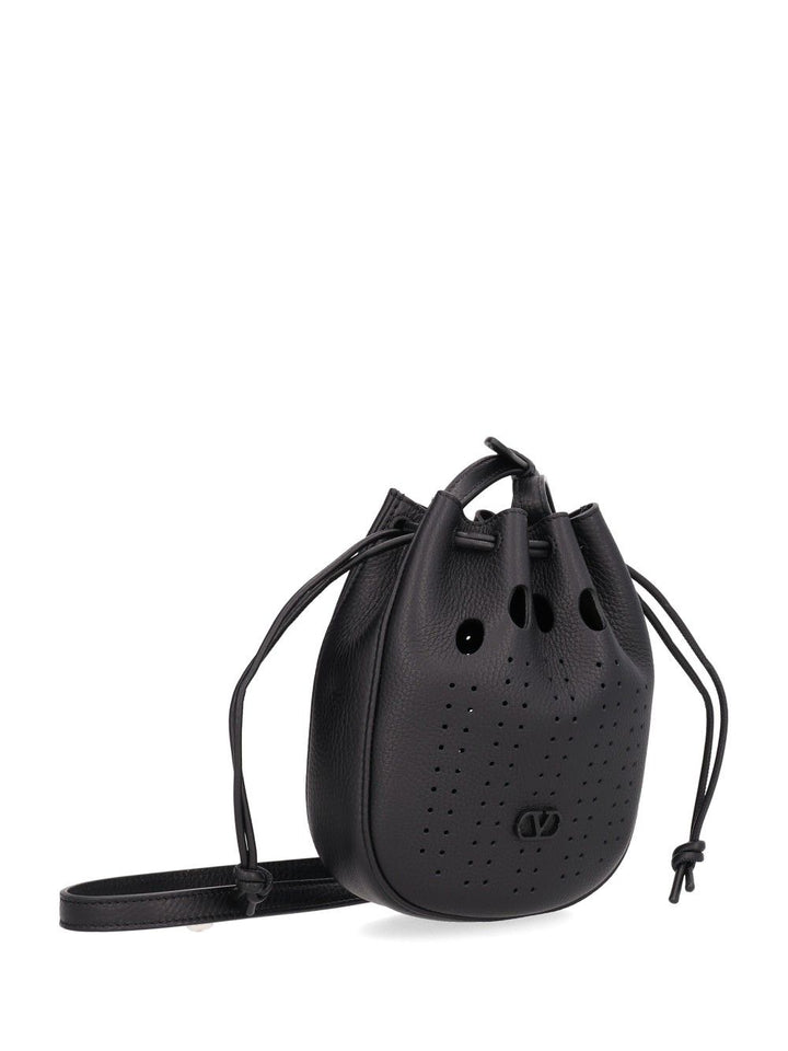 Valentino Garavani Medium Bucket Bag Handbags - Nero | 40f42db314b0cb5b84c52549e263826e33af38e6