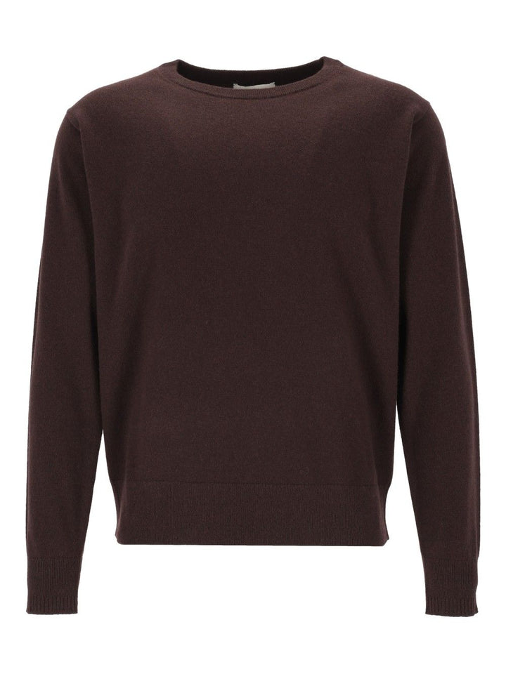 Dries Van Noten Muroli Creneck Sweater Knitwear - Marrone | bd004a2eb273a2a478748717d09282aacc4c5e2a