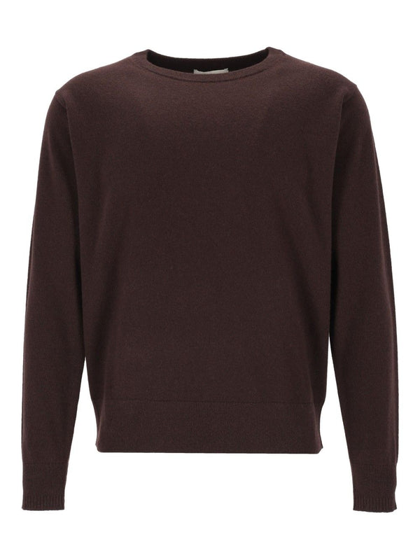 Muroli Creneck Sweater Maglieria Marrone