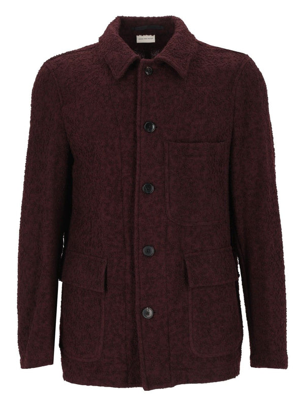 Braxton Lightweight Boiled Wool Jacket Giacche Bordeaux