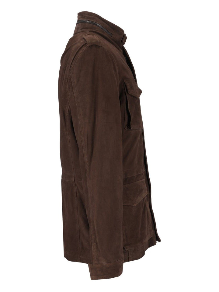 Al Duca D'Aosta Field Jkt 100 Suede Interno  100 Lana Giacche - Marrone | d97af286d166563aea30b85339bc752418cfbce1
