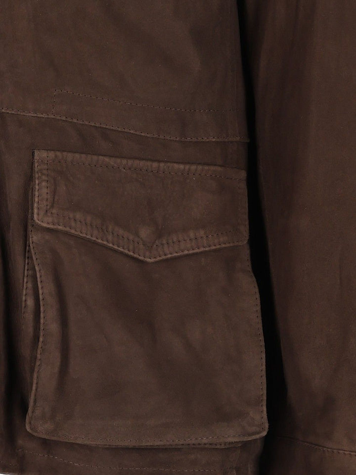 Al Duca D'Aosta Field Jkt 100 Suede Interno  100 Lana Giacche - Marrone | 350a5f0fea3fe88b3b4b9a6e75aa09266a4332d1