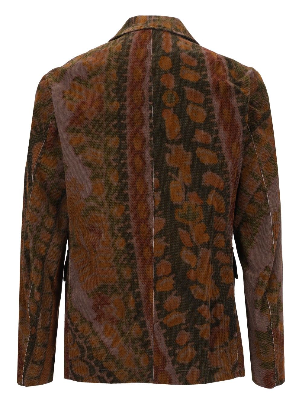 Dries Van Noten Braxton Giant Paisley Print Overdyed Corduroy Jacket Giacche - Verde | 9c78b93981e29e471d68e333161a19815e71e7e4