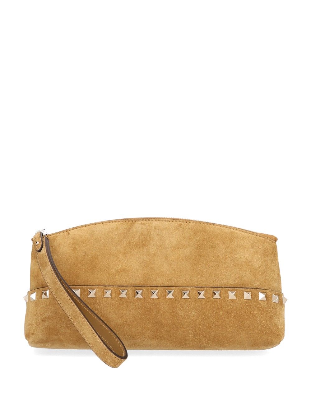 Valentino Garavani Suede Pouch Small leather goods - Beige | 90660b670f1e501f171575d074a86f2d68d26108