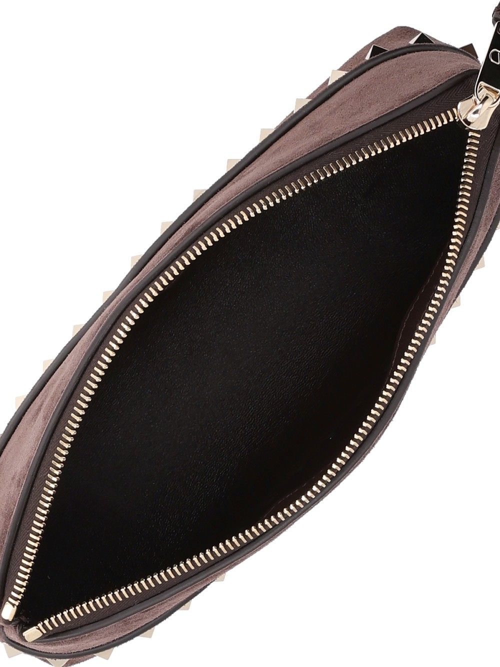 Valentino Garavani Suede Pouch Small leather goods - Marrone | 8548b13688e1ca3b6bfbe4bd29de3fc841e21e68