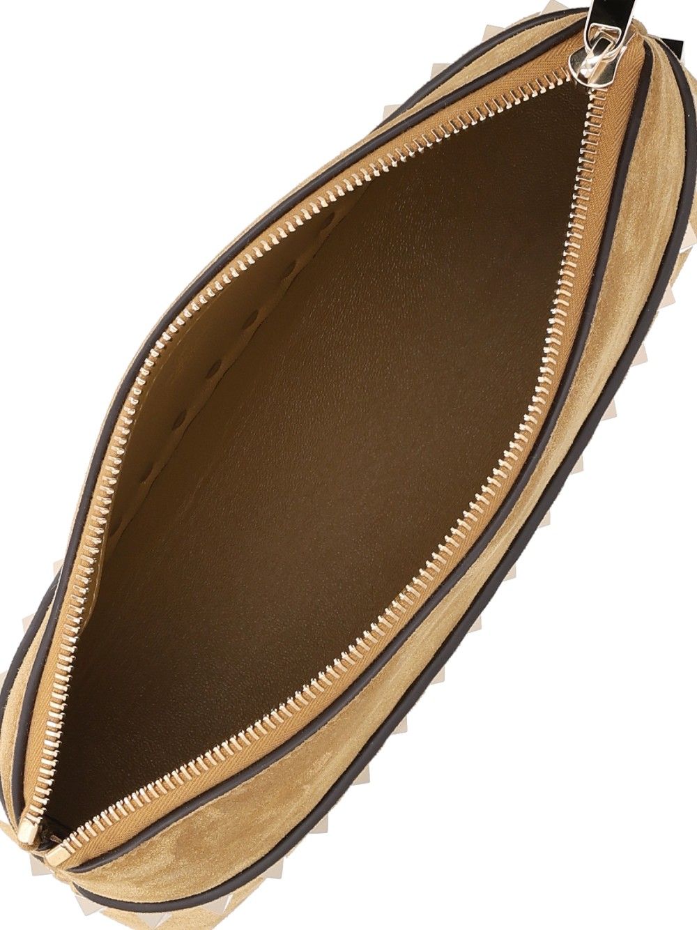 Valentino Garavani Suede Pouch Small leather goods - Beige | 1fe403ca2d186be1885d6cb8f2d3b3d52590a9b4