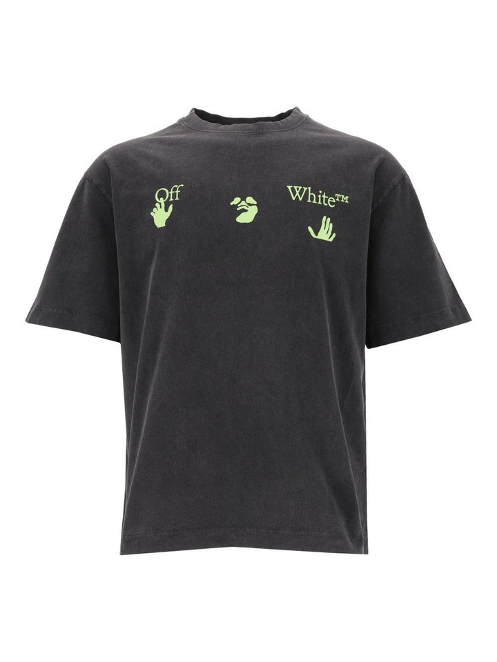 Off-White Bacco Arrow Skate T-Shirt - Nero | 399a3ee5314d42730d3c4a78d4789101fc61800f