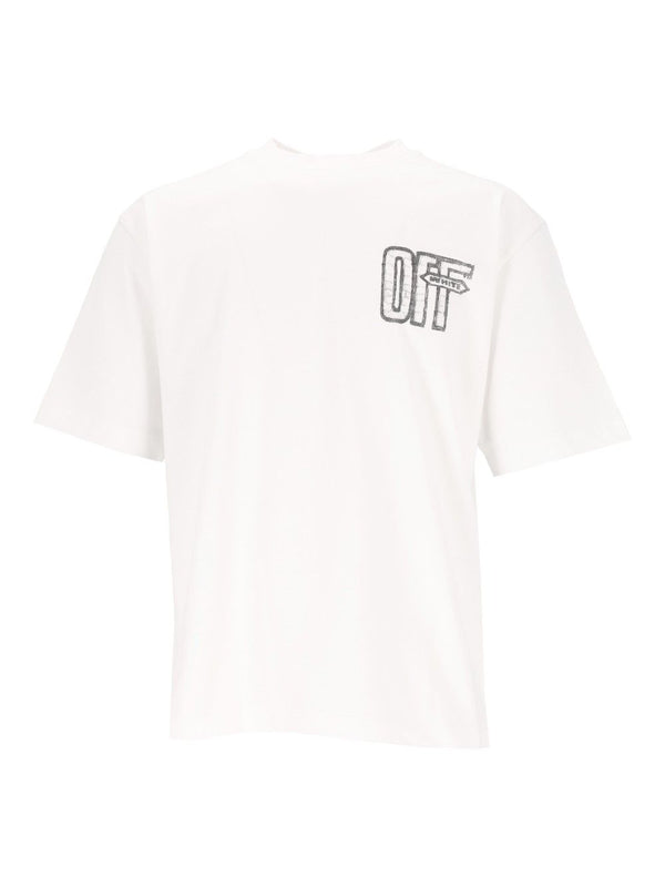 Motion Arrow Skate S/S Tee T shirt Bianco
