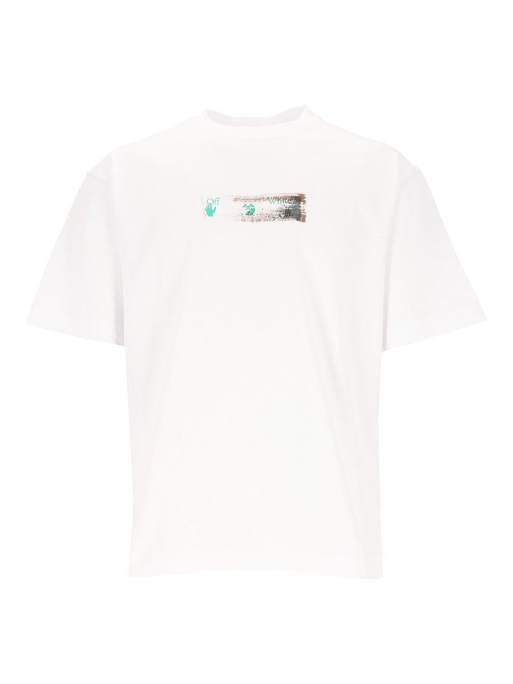 Off-White Inked Narciso Skate S/S Tee T-Shirt - Bianco | c5631ff46583dc7a3ba062a1ff4068390764004c