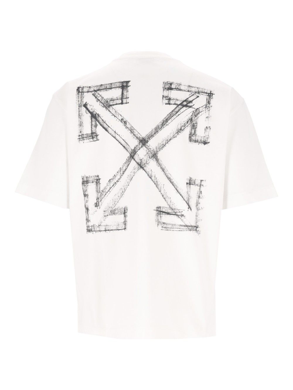 Off-White Motion Arrow Skate S/S Tee T-Shirt - Bianco | 543491d147d9faf2eb18675a31e2f0e450b04098