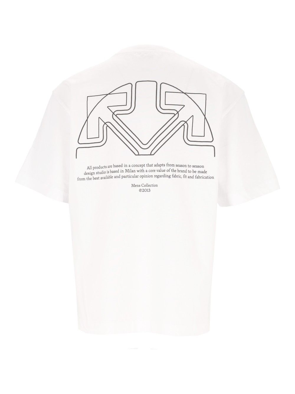 Off-White Offline Half Arrow Skate S/S Tee T-Shirt - Bianco | 7d5b1565404b9e3aeee7bb92cbbaec55867b830e