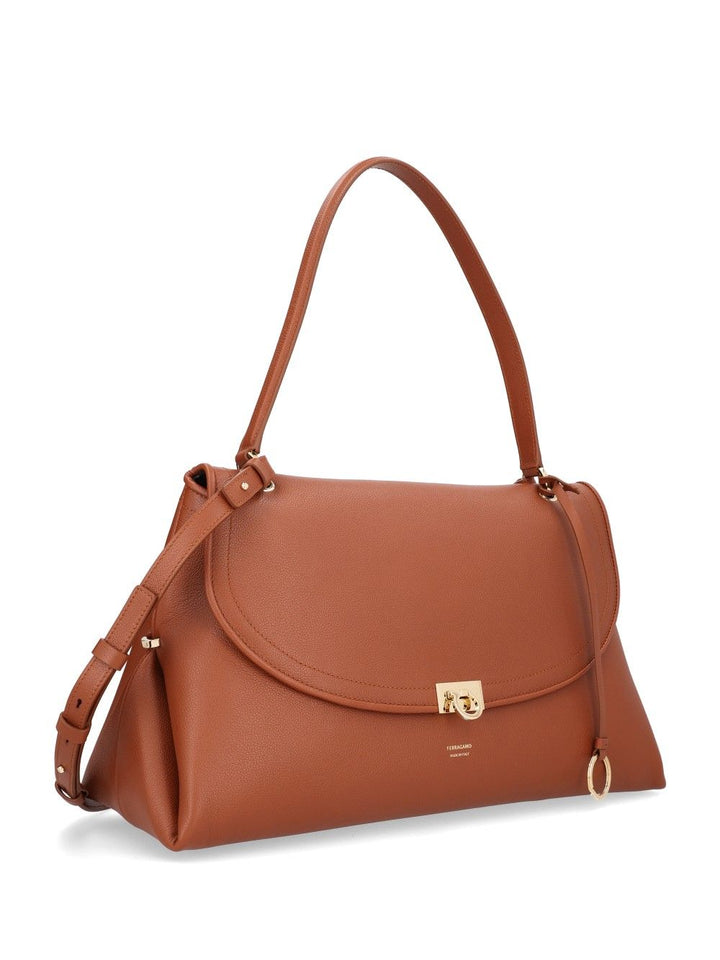 Ferragamo “Sofia” Bag Shoulder Bags - Marrone | 09b748bfdedb504b1aa8a884369545e80311a4f6