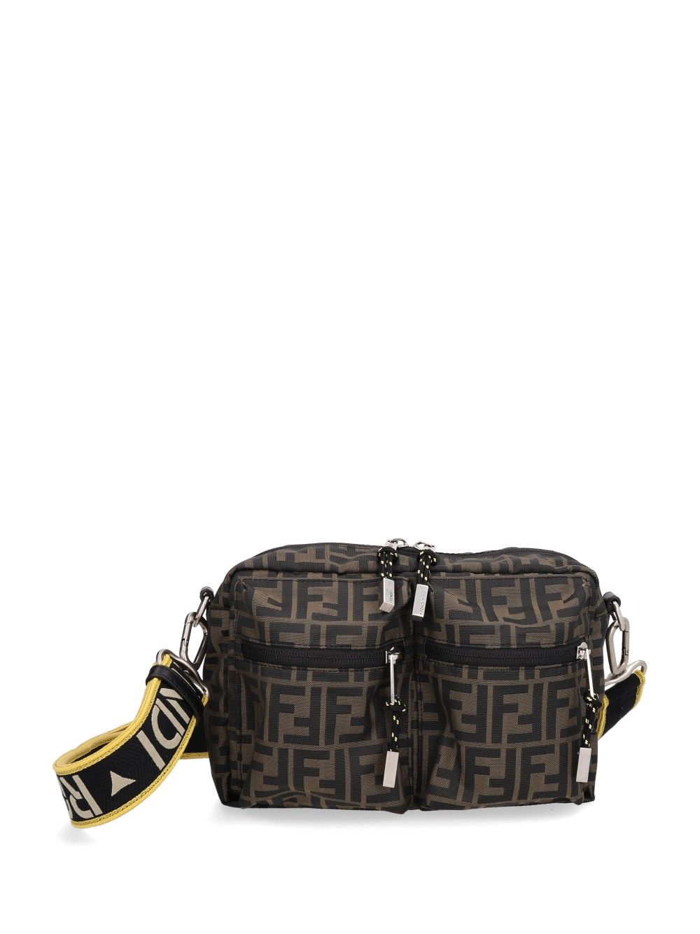 Fendi Superlight Ff Zucca Crossbody Bags - Nero | b814282317e9fa00c62f13f9850167e8f8572c6f