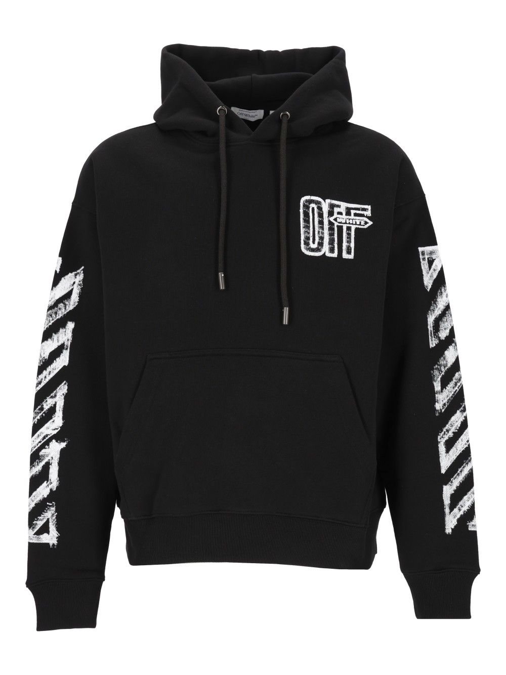 Off-White Motion Arrow Skate Hoodie Sweatshirts - Nero | 19a9a3cece0d326073b71f8dce6b92000d216c12